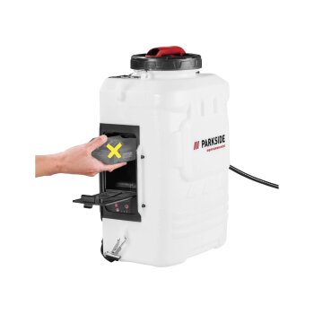 PARKSIDE PERFORMANCE® 20 V Akku-Rucksackdrucksprüher »PPARDS 16 D3«, ohne Akku und Ladegerät - B-Ware