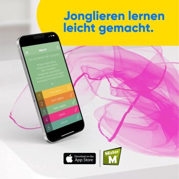 Mister M 6er Set Bunte Chiffontücher, 60 x 60 cm - B-Ware Transportschaden Kosmetisch