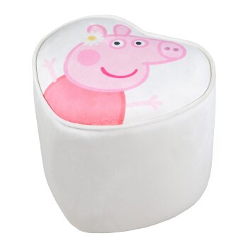 roba Kinderhocker Peppa Pig, Herzform, beige/rosa -...