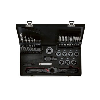 PARKSIDE PERFORMANCE® 40-teiliges Gewindebohrer-Schneideisen-Set - B-Ware sehr gut