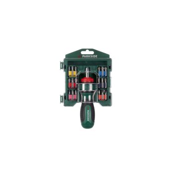 PARKSIDE® Ratschenschraubendreher-Bit-Set, 31-teilig - B-Ware Transportschaden Kosmetisch