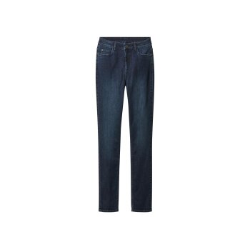 esmara® Damen-Jeans, Slim Fit, 42, dunkelblau -...