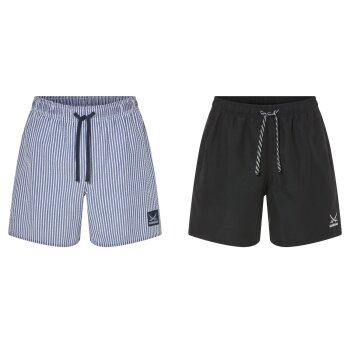 SANSIBAR Herren Badeshorts, mit praktischer...
