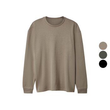 esmara Men Herren Geripptes Sweatshirt - B-Ware