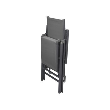 LIVARNO® Alu-Relaxsessel »Houston«, anthrazit - B-Ware Transportschaden Kosmetisch