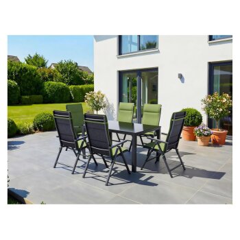 LIVARNO® Alu-Gartentisch »Houston / Toronto« grau, 140 x 92 x 74 cm - B-Ware sehr gut