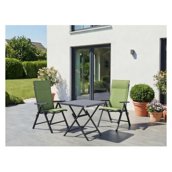 LIVARNO® Alu-Glastisch »Houston /...