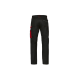 PARKSIDE PERFORMANCE® Herren Arbeitsbundhose, mit CORDURA® Knieverstärkung (Schwarz/Rot, 58) - B-Ware neuwertig