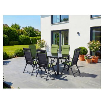 LIVARNO® Alu-Gartentisch »Houston / Toronto« anthrazit, 140 x 92 x 74 cm - B-Ware