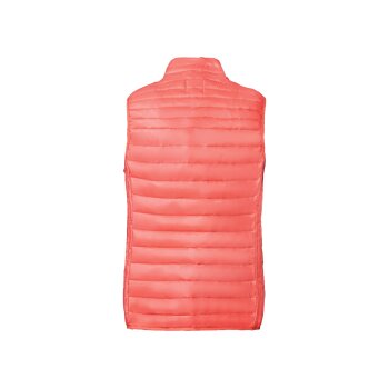 esmara® Damen Weste, mit Stehkragen und seitlichen Eingrifftaschen (koralle, L (44/46)) - B-Ware Beschädigt