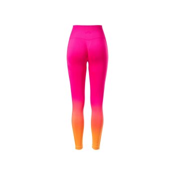 CRIVIT Premium-Damen-Funktionstights, mit Po-Push-up-Effekt (pink/orange, M(40/42)) - B-Ware neuwertig
