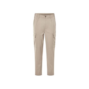 LIVERGY® Herren Cargohose, moderne Knöchellänge (Hellbraun, XL (56/58)) - B-Ware neuwertig