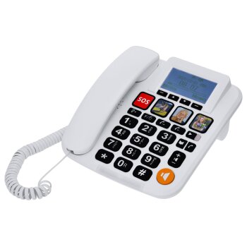 Targa FestnetztelefonTFBS 100 A1, für Senioren,...