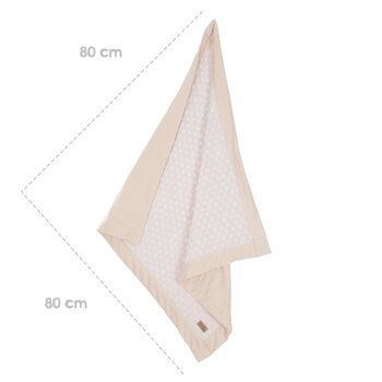 roba Babydecke Frosty Almond, 80 x 80 cm, beige - B-Ware...