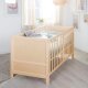 roba Kombi-Kinderbett Easy Sleep, 70 x 140 cm, Holz natur - B-Ware Transportschaden Kosmetisch