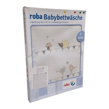 roba Babybettwäsche Wiesenglück, 2-teilig, 100...