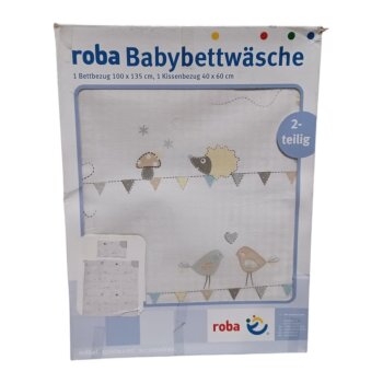 roba Babybettwäsche Wiesenglück, 2-teilig, 100...