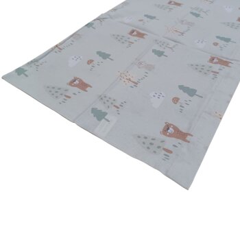 roba Kinderbettgarnitur Woodland Buddies, 4-teilig, pastellgrün - B-Ware neuwertig