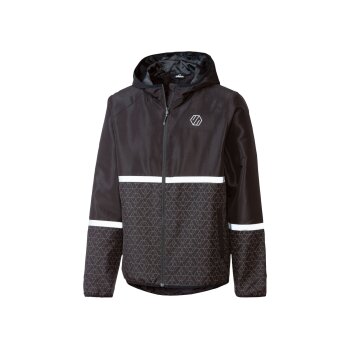 CRIVIT Herren Funktionsjacke mit verlängerter Rückseite (Schwarz, M(48/50)) - B-Ware neuwertig