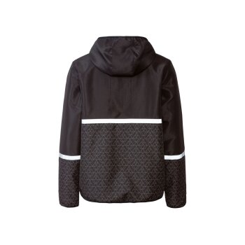 CRIVIT Herren Funktionsjacke mit verlängerter Rückseite (Schwarz, M(48/50)) - B-Ware neuwertig