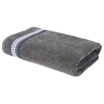 LIVARNO® Frottier-Duschtuch, 70 x 140cm (Grau) - B-Ware neuwertig