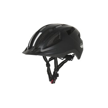 CRIVIT Fahrradhelm mit Rücklicht (Schwarz, L/XL) - B-Ware neuwertig