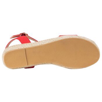 esmara® Damen Keilsandalen im sommerlichen Bast-Look (Rot, 39) - B-Ware sehr gut
