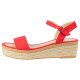 esmara® Damen Keilsandalen im sommerlichen Bast-Look (Rot, 39) - B-Ware sehr gut