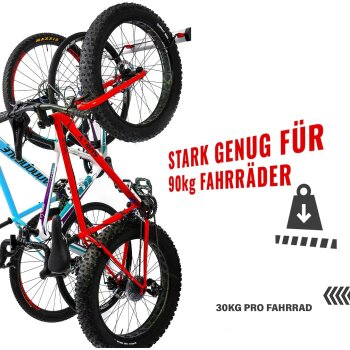 PRO BIKE TOOL Fahrrad-Wandhalterung, für 3 Fahrräder - B-Ware gut