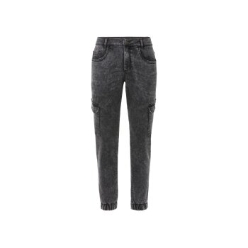 LIVERGY® Herren Denim-Joggers, Comfort Fit, normale Leibhöhe (Grau, 50) - B-Ware neuwertig