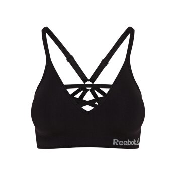 Reebok Damen Bralette (Schwarz, L) - B-Ware neuwertig