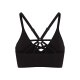 Reebok Damen Bralette (Schwarz, L) - B-Ware neuwertig