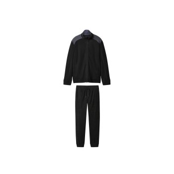 esmara Men Herren Fleece-Hausanzug (Schwarz, M (48/50)) -...