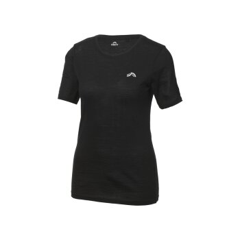 CRIVIT Damen Funktionsshirt mit Merinowolle (Schwarz, M(40/42)) - B-Ware neuwertig
