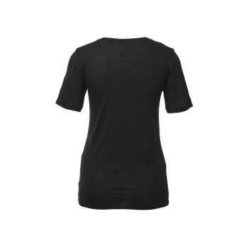 CRIVIT Damen Funktionsshirt mit Merinowolle (Schwarz, M(40/42)) - B-Ware neuwertig