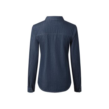 esmara® Damen Jeanshemd (Dunkelblau, 40) - B-Ware Beschädigt