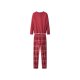 esmara® Damen Fleece-Pyjama (Rot, S(36/38)) - B-Ware neuwertig