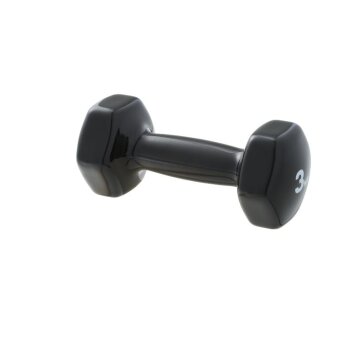 CRIVIT Kurzhantel 3 kg, schwarz - B-Ware neuwertig