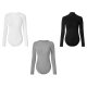 esmara® Damen Gerippter Langarmbody - B-Ware