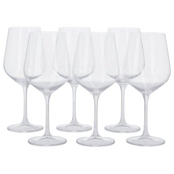 SILVERCREST® Sektgläser / Weißweingläser / Rotweingläser / Wassergläser, 6 Stück - B-Ware