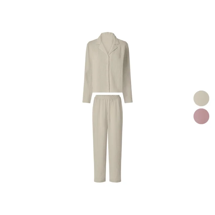 esmara® Damen Musselin-Pyjama - B-Ware