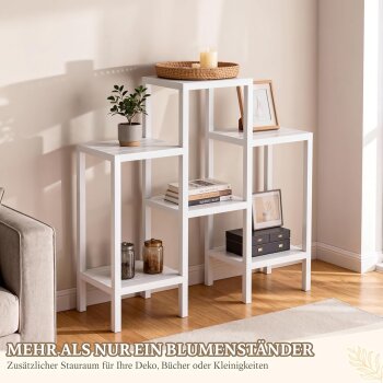 Ribelli 6-Stufiges Blumenregal, weiß - B-Ware sehr gut