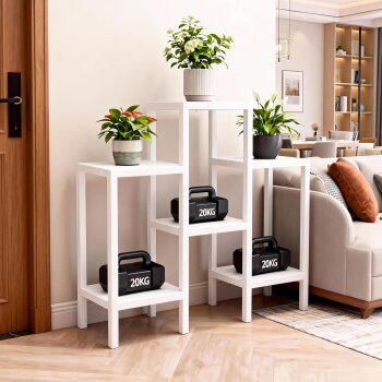 Ribelli 6-Stufiges Blumenregal, weiß - B-Ware sehr gut