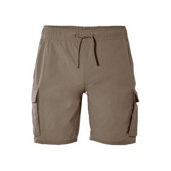 LIVERGY® Wasserabweisende Cargo-Shorts für Herren Herren-Cargoshorts, wasserabweisend (Braun, XL (56/58)) - B-Ware neuwertig