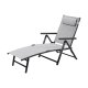 LIVARNO® Alu-Liegestuhl »Houston«, hellgrau-meliert - B-Ware sehr gut