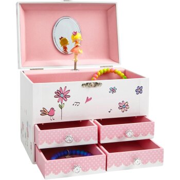 Jewelkeeper Großes Schmuckkästchen, für...