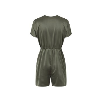 esmara® Damen-Jumpsuit, aus Satin, 40, oliv - B-Ware...