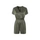 esmara® Damen-Jumpsuit, aus Satin, 40, oliv - B-Ware sehr gut