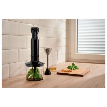 SILVERCREST® Stabmixer-Set Kunststoff »SSMS 600 G7«, 4-teilig (Schwarz) - B-Ware sehr gut