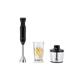 SILVERCREST® Stabmixer-Set Kunststoff »SSMS 600 G7«, 4-teilig (Schwarz) - B-Ware sehr gut